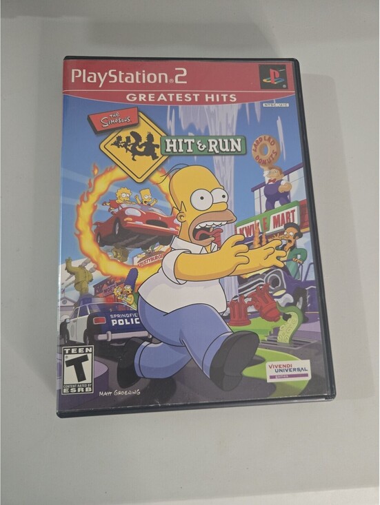 Other - The Simpsons Hit & Run PlayStation 2 PS2 Greatest Hits Complete CIB